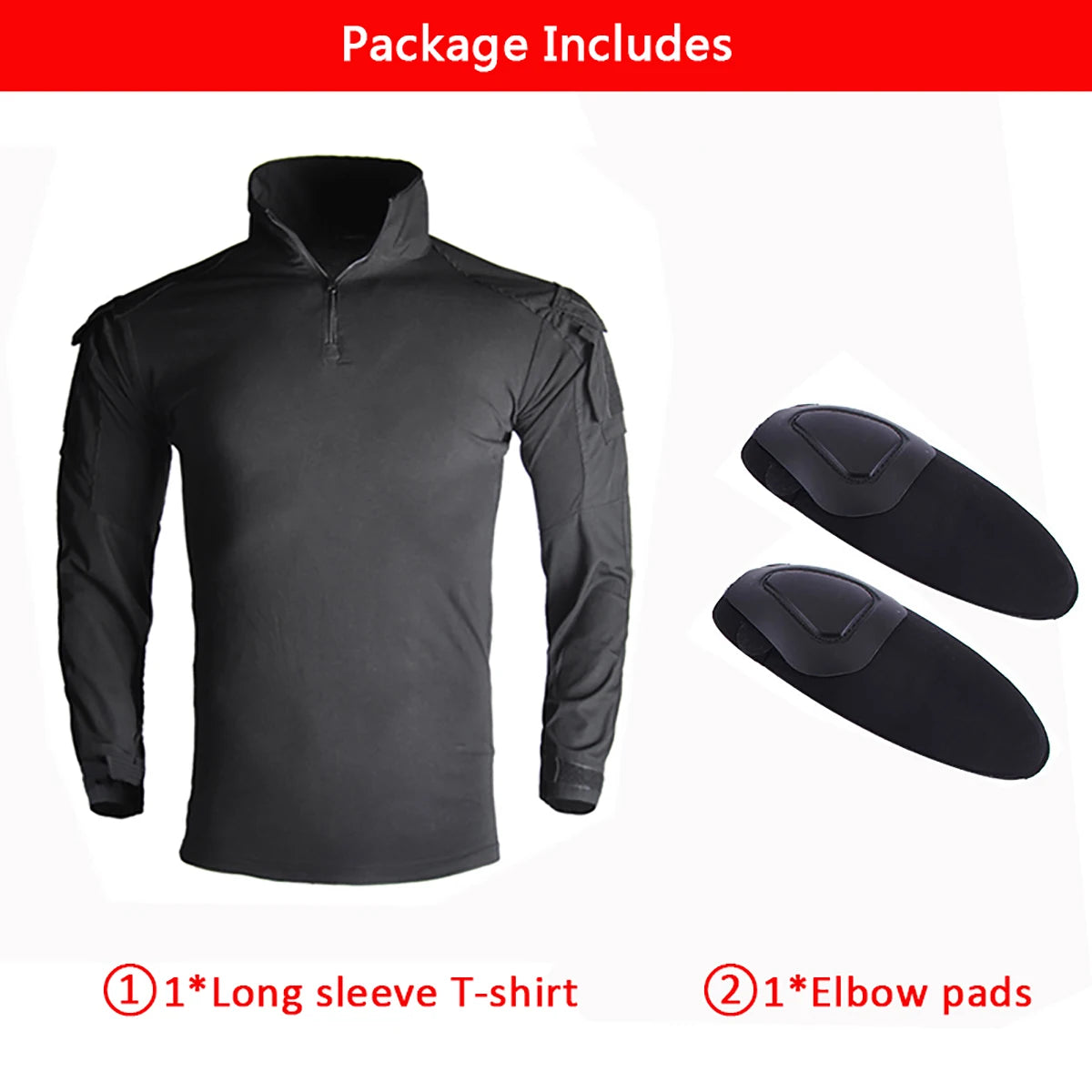 AUKU Combat Uniform +Pads Safari Tactical Pants Sport Climbing Uniform Camo Shirt Combat Shirts Hunting Clothes Men Clothing