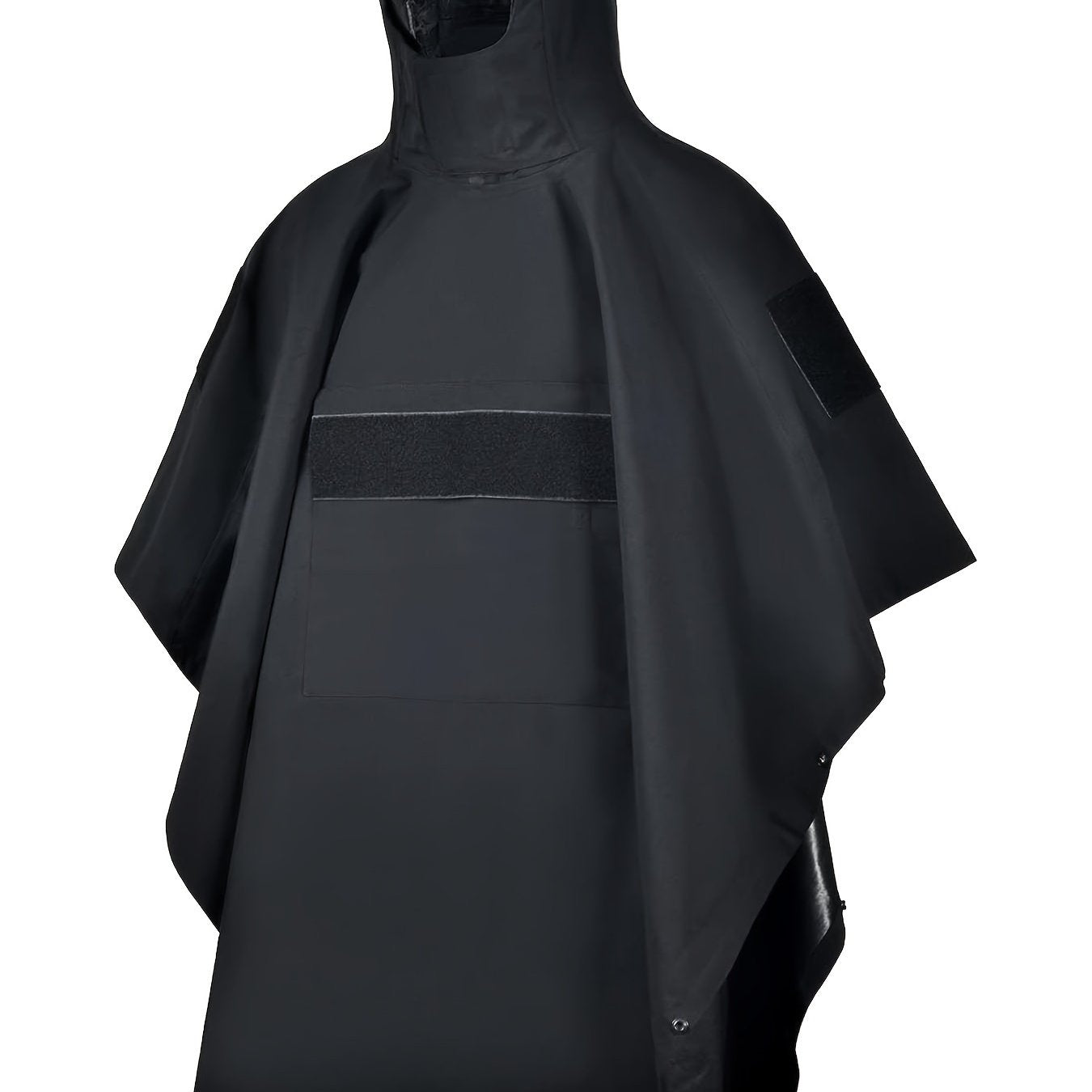 Military Style Tactical Poncho, Soft Shell Poncho Multipurpose Waterproof Military Tent Rain Poncho for Camping Outdoor Hunting Hiking
