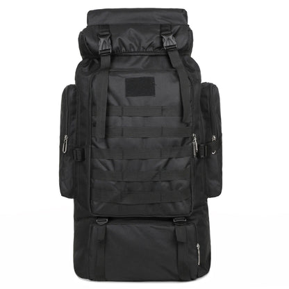 Large Capacity Hiking Backpack Outdoor Rucksack Canvas Trekking Camping Tactical Backpack for Outdoor Picnic Travel Sports