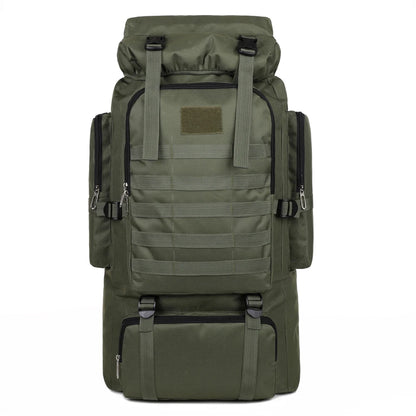 Large Capacity Hiking Backpack Outdoor Rucksack Canvas Trekking Camping Tactical Backpack for Outdoor Picnic Travel Sports